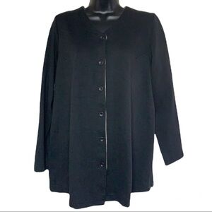 Vintage🧚‍♀️ Iannella Black Button Down Sweater Cardigan Size M